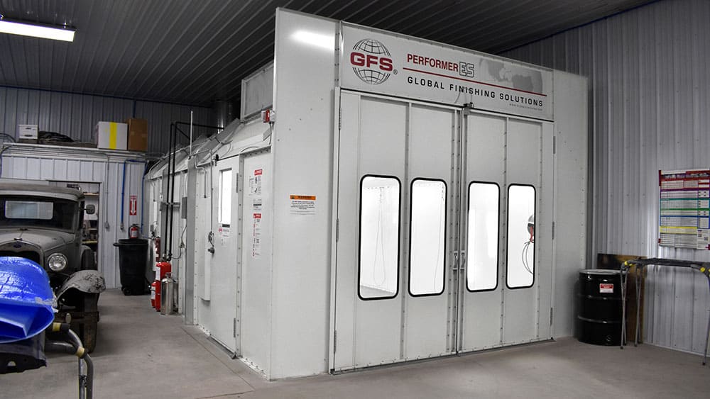 Performer ES paint booth