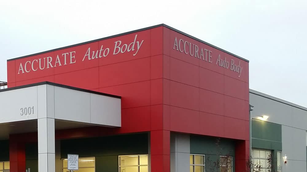 Exterior of Accurate Auto Body