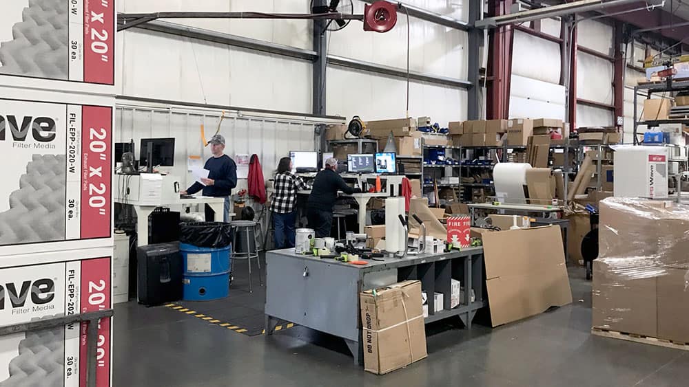 assembly and small parts shipping