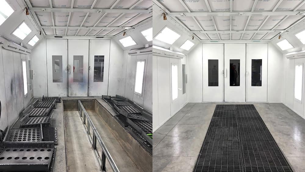 Paint Booth Cleaning