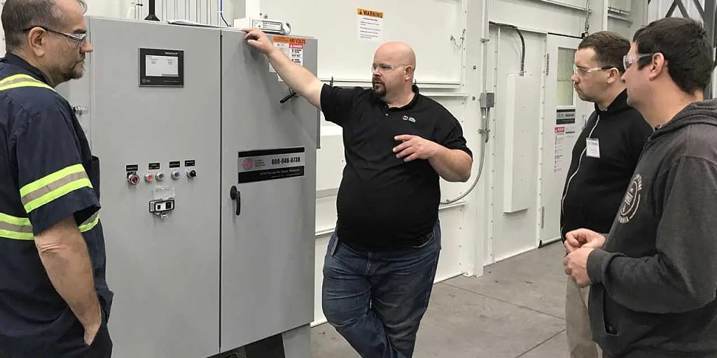Our Services - Group Training on GFS equipment