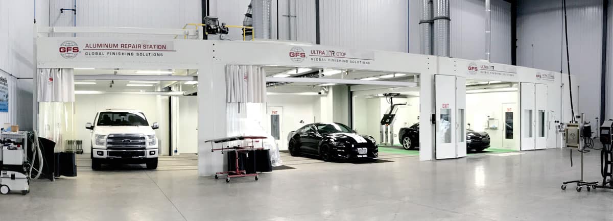 Center for Excellence automotive refinish paint booths