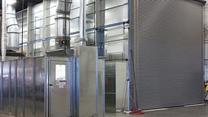 GFS Spray booth with Roll Up door