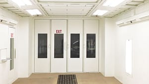 GFS Paint Booth with Blade AdvanceCure system