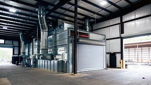 Industrial LE paint booth