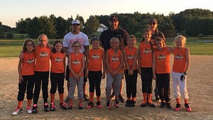 Adam Kueh, Justin Johnson and Angie Gleiter, Osseo-Fairchild T-ball