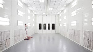 large equipment paint booth