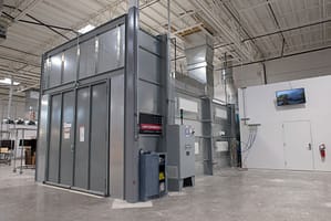 industrial spray booth