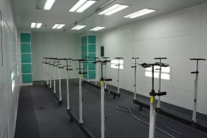 industrial spray booth