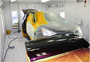 Automotive spray booth