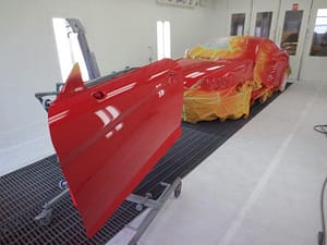 Automotive spray booth