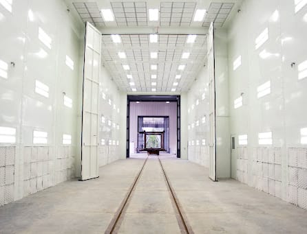 Rail Industry spray booth