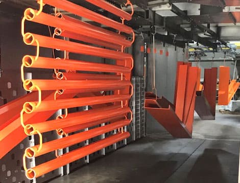 pass through industrial curing oven