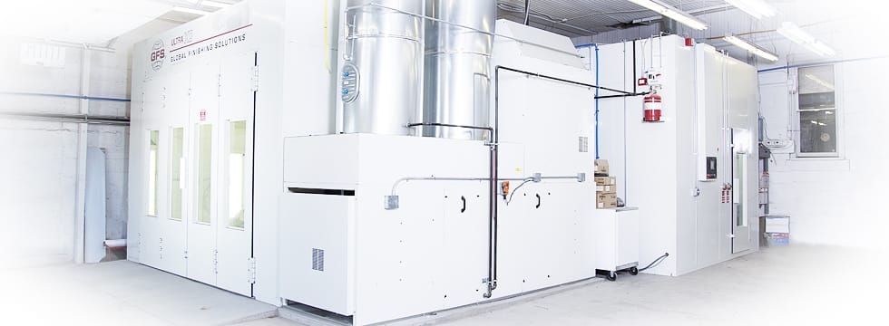 Automotive paint booth