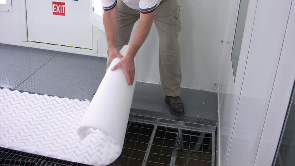 Replace Paint Booth Filters