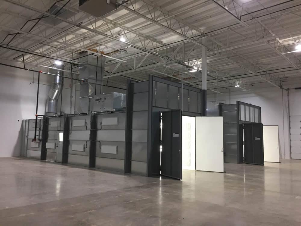 industrial paint spray booths