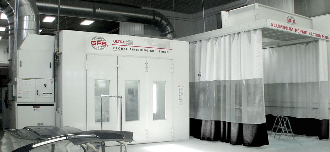 Aluminum Repair separate from Paint Booth