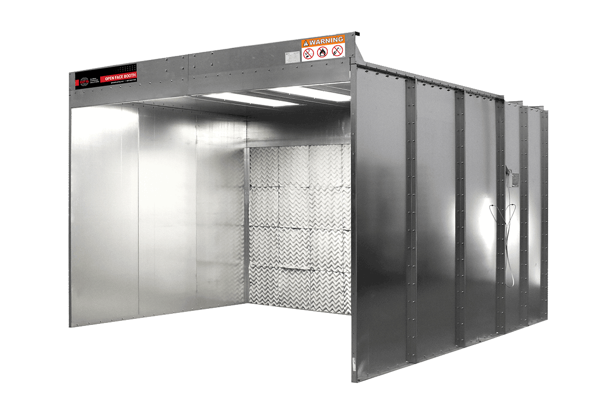 Dry Filter Open Face paint booth feature image