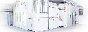 Automotive paint booth