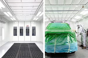 Ultra Paint Booth Ceiling Options by GFS