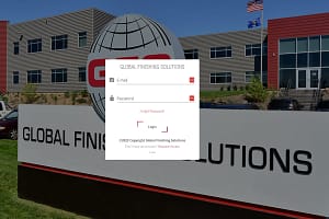 GFS Portal Log In screen
