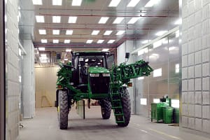 tractor paint in GFS Paint Booth