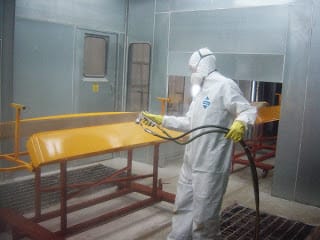 spraying in industrial applications
