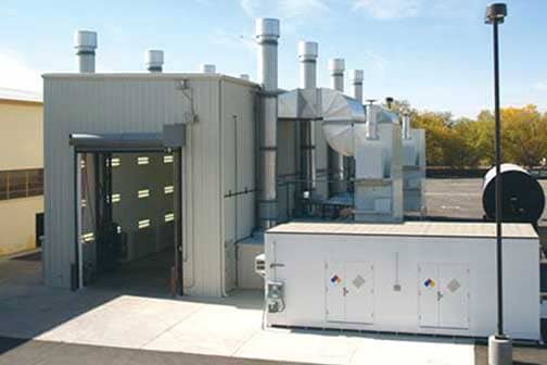 Outdoor Paint Booth