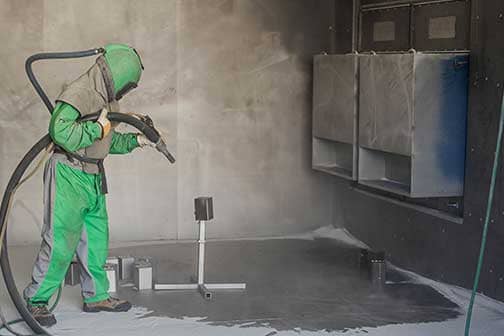 Sand Blasting Object