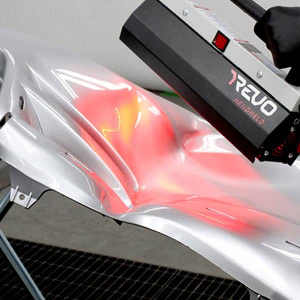 REVO Handheld on damaged bumper