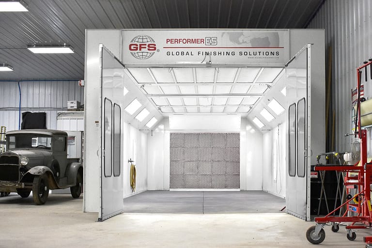 GFS Performer ES Paint Booth in body shop