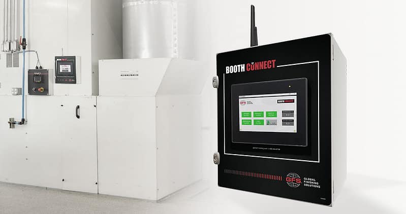 Booth Connect system on paint booth