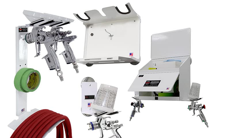 Various magnetic accessories for GFS paint booths
