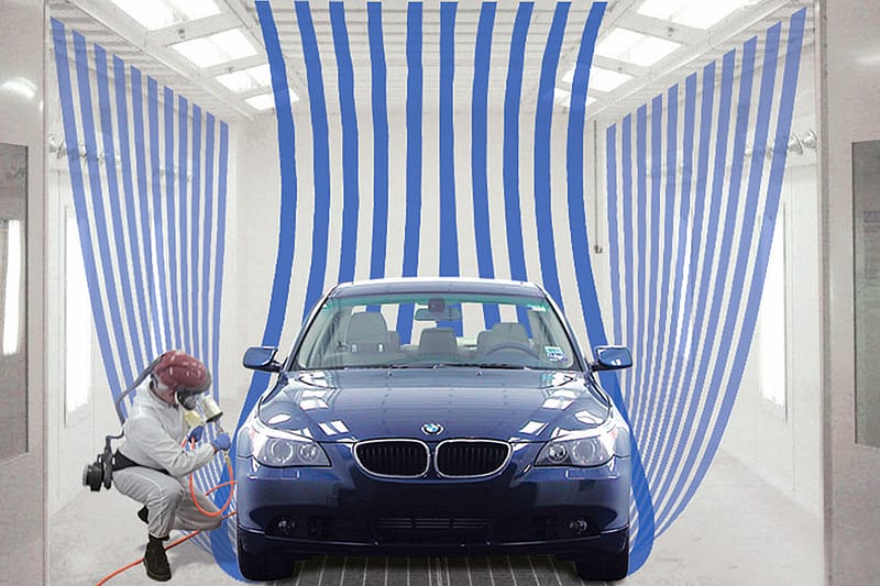 GFS patented CAF ceiling for GFS Ultra Paint Booths and CTOF