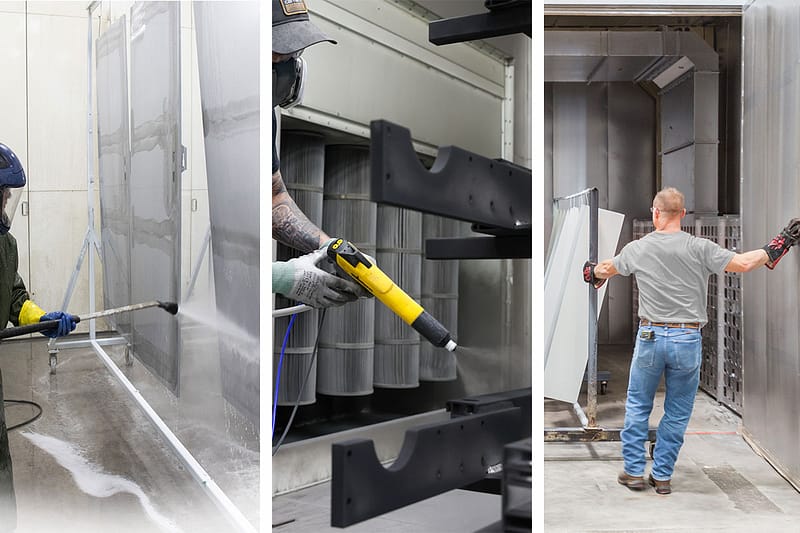 GFS Powder Coating Systems, Prep, Application & Cure equipment