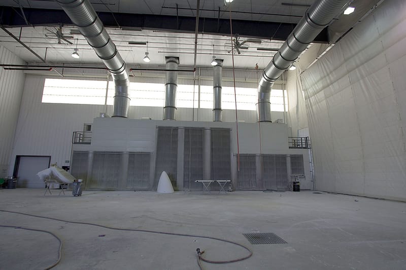 empty GFS Aircraft Prep booth