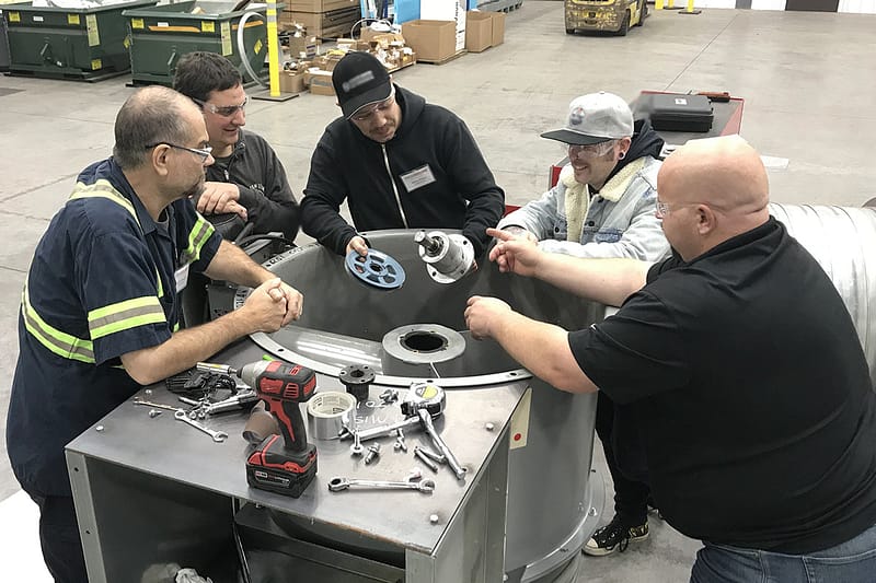 GFS TECH hands on training with GFS technical professionals