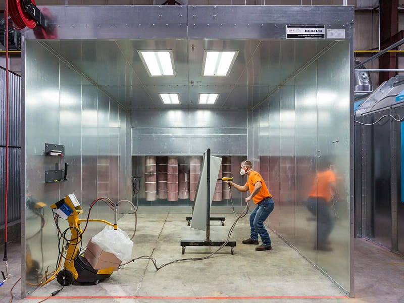 Powder Recovery Booth