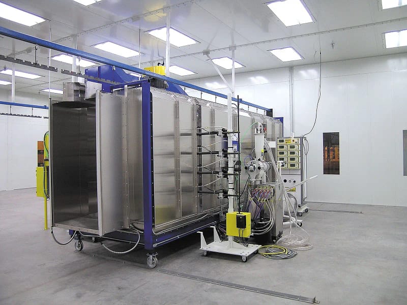 High-Production Powder Collection Booth by GFS