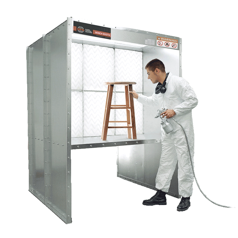 GFS Dry Filter Bench Booth for Woodworking