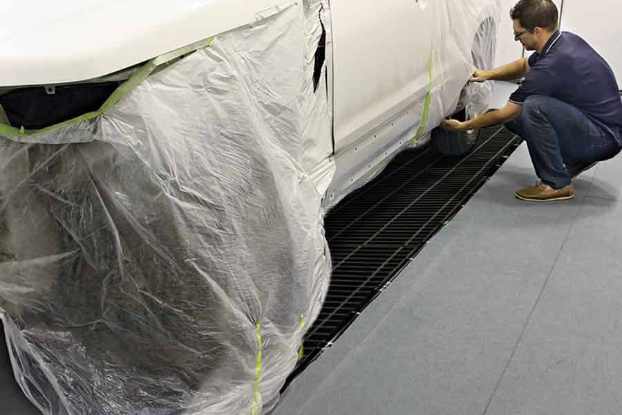 PIG Mat Spray Booth Floor Protection
