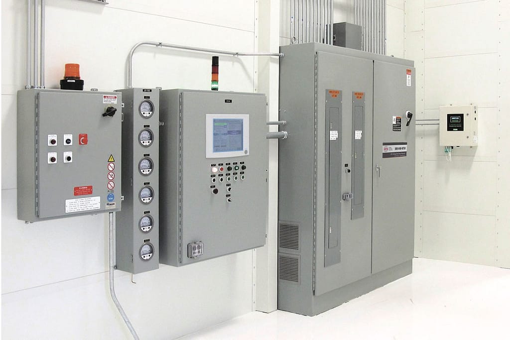 Temperature and Humidity control in a GFS aircraft paint booth