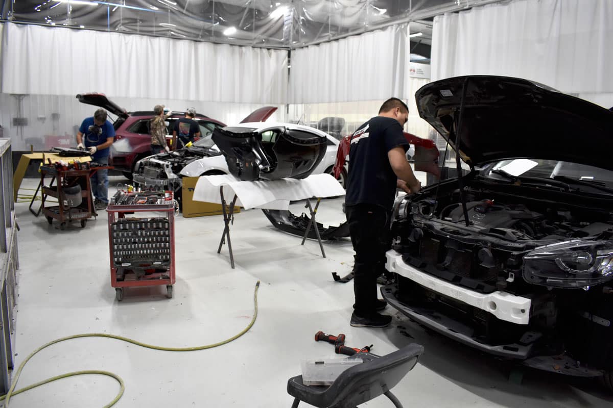 One Way Collision Center Curtain Walls