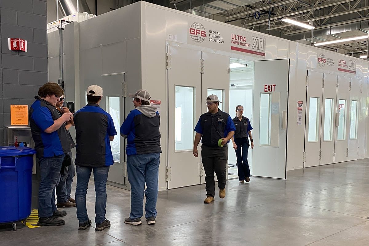 GFS Paint booths at Tech. College in WI