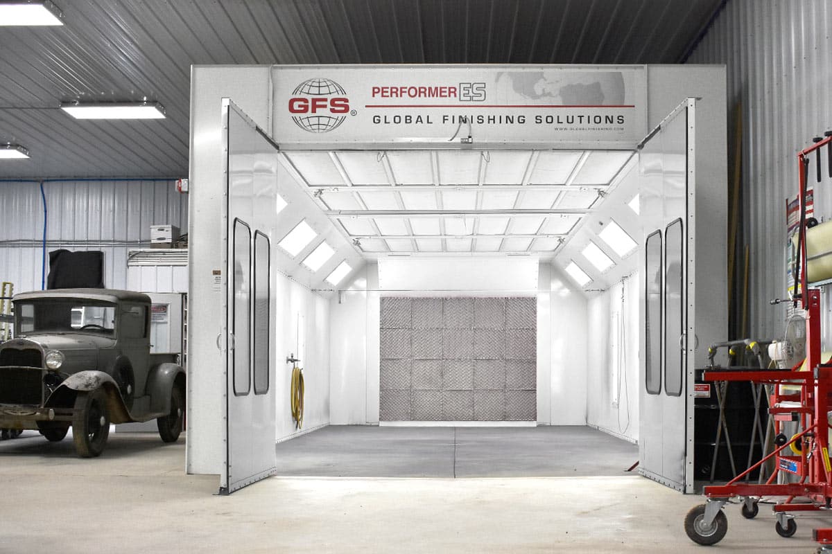 GFS Performer ES Paint Booth in body shop