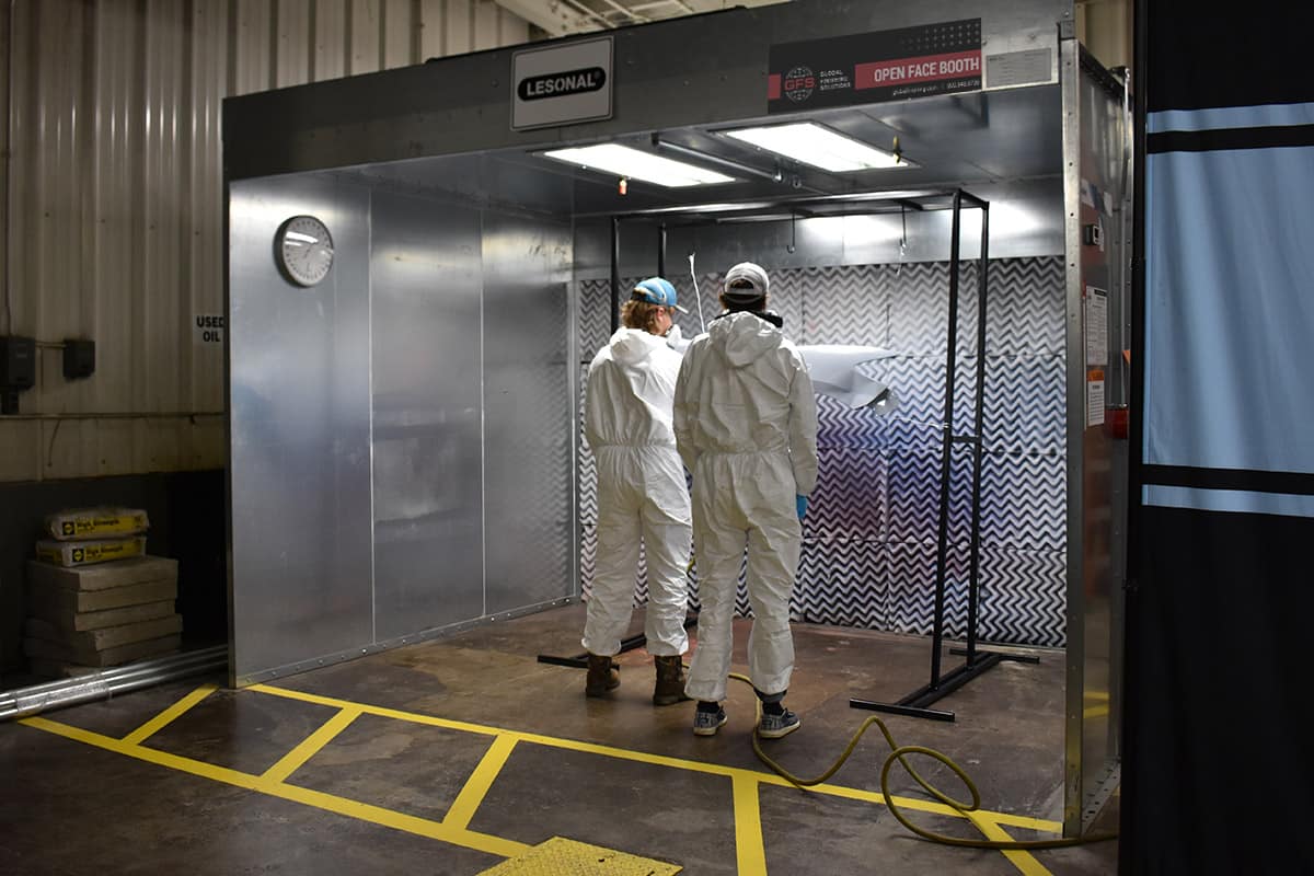 GFS Open Face paint booth at local High School in WI