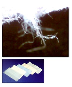 Chemical whip fibers