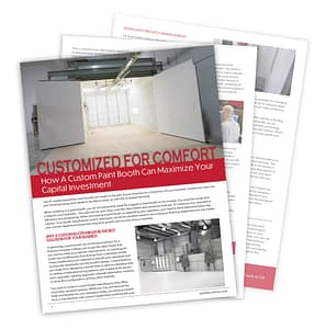 Customized paint booths from Global Finishing Solutions
