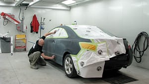 Automotive spray booth