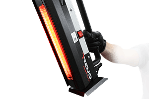 Technician holding GFS REVO Handheld unit